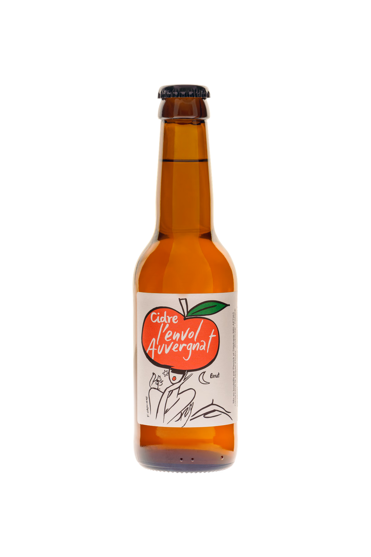 Cidre brut en bouteille de 25 cl