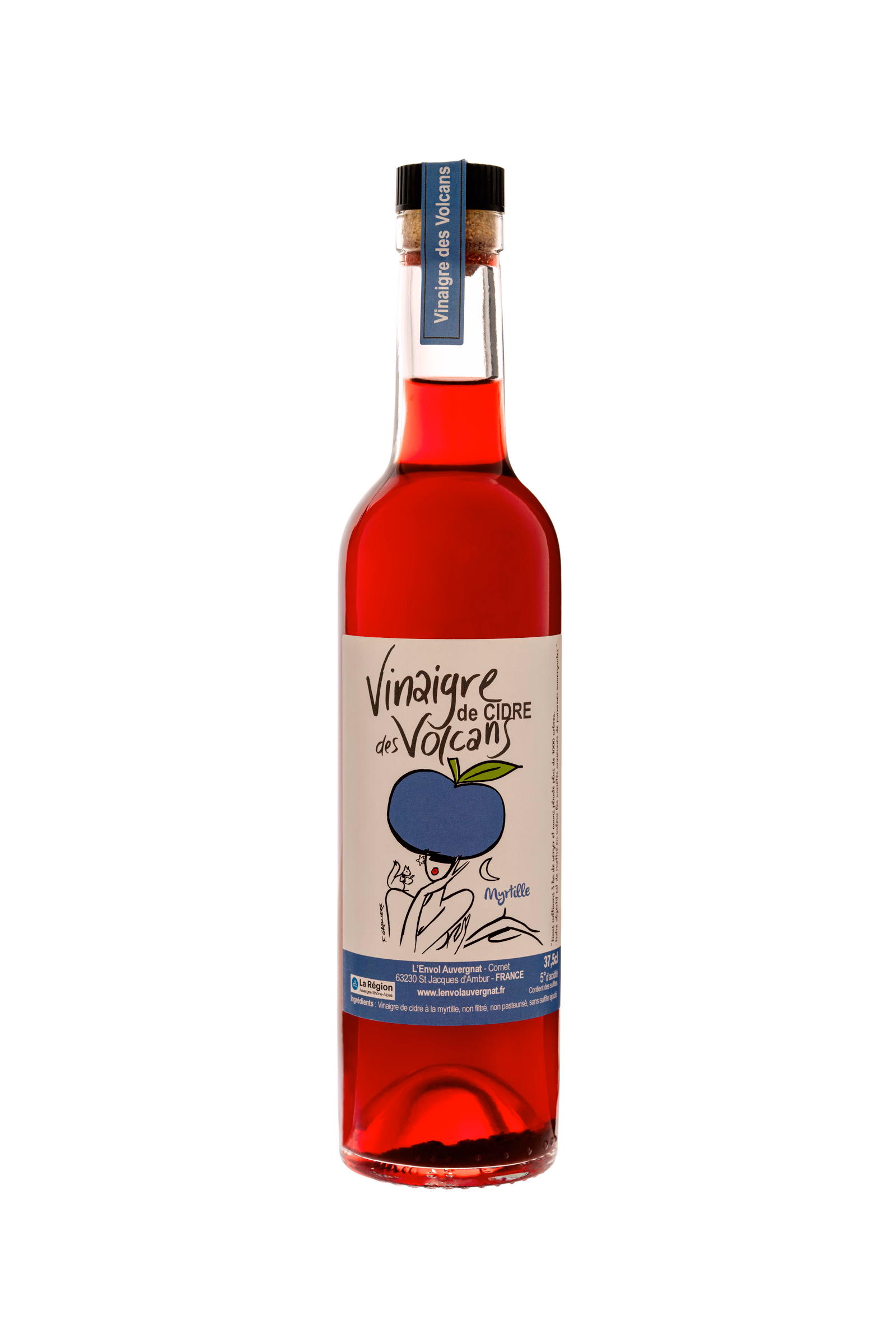 Vinaigre de cidre à la myrtille